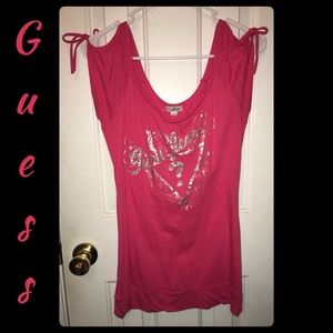 Guess Cold-Shoulder Top